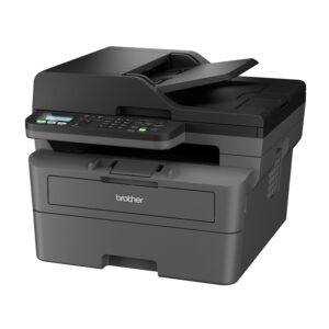 Mustvalge laserprinter-skänner-koopiamasin